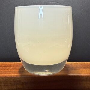 Glassybaby Given To Fly Candle Votive Triskelion Model #1970 Sticker No Box